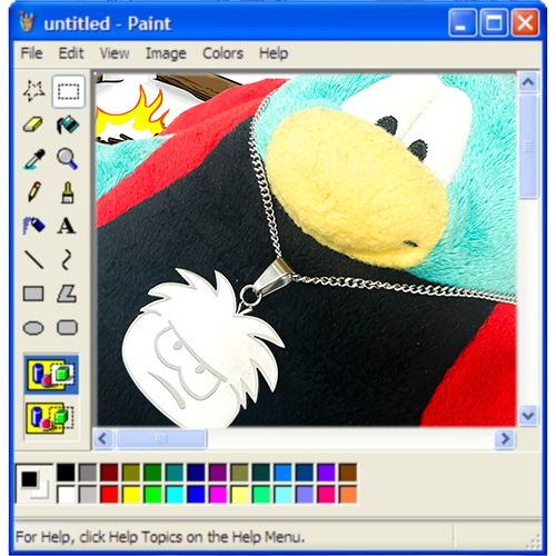 Club Penguin Puffle Necklace