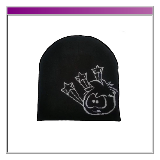 ROCKSTAR PUFFLE BEANIE