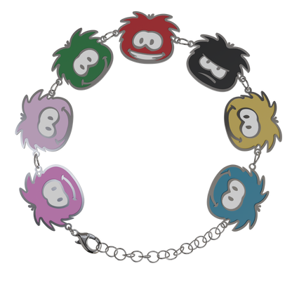 DEADERRORS X WASTEFUL - Reversible Puffle Bracelet